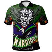 New Zealand Warriors Hoodie - Custom Warrios Maori Mask Player Maori Style Ethnic Ornament Pattern Player And Number Hoodie