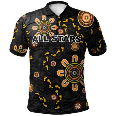 All Stars Rugby Polo Shirt - Custom Indigenous All Stars