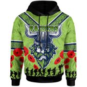 Canberra Raiders Hoodie - Custom Anzac Day Canberra Raiders Hoodie