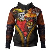Gold Coast SUNS Hoodie Halloween Night Reaper Zipper