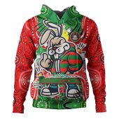 South Sydney Rabbitohs Custom Hoodie - Indigenous Souths Blood, Passion, Pride Hoodie