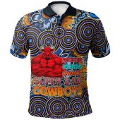 North Queensland Cowboys Polo Shirt - Custom Naidoc Week Aussie Super North Queensland Cowboys Polo Shirt