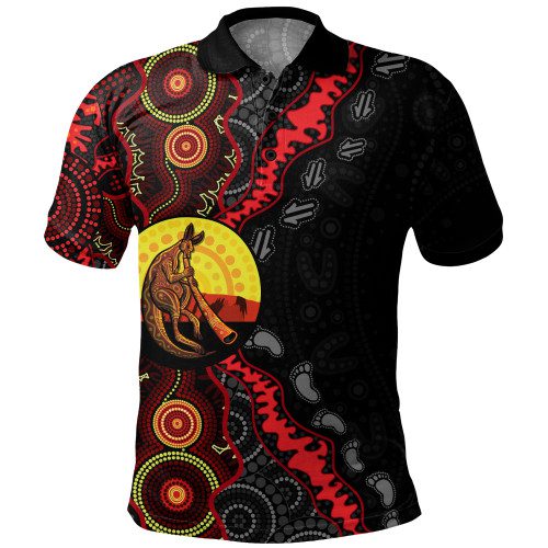 Indigenous Australian Aboriginal Polo Shirt Didgeridoo Sunset Dreaming Indigenous Australian Aboriginal Polo Shirt Didgeridoo Sunset Dreaming