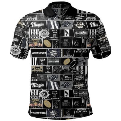 Collingwood Polo Shirt Legacy Of The Pride Comic Style