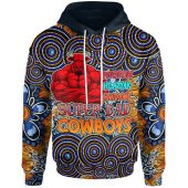 North Queensland Cowboys Hoodie - Custom Father's Day North Queensland Cowboys Aussie Super Dad Hoodie