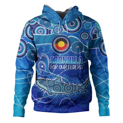 Cronulla-Sutherland Sharks Naidoc Hoodie - Custom For Our Elders Hoodie