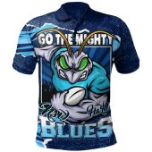New South Wales Blues Polo Shirt NSW Rampage Cockroaches Edition