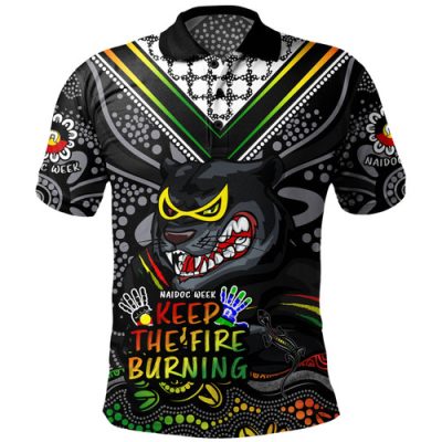 Penrith Panthers Polo Shirt Aboriginal Inspired Naidoc Week Custom For Die Hard Fan Supporters
