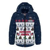 Adelaide Crows Hooded Padded Jacket Special Ugly Christmas Holiday Footy Fans