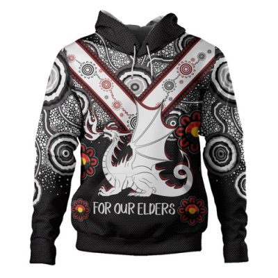 St. George Illawarra Dragons Naidoc Hoodie - Custom For Our Elders Hoodie