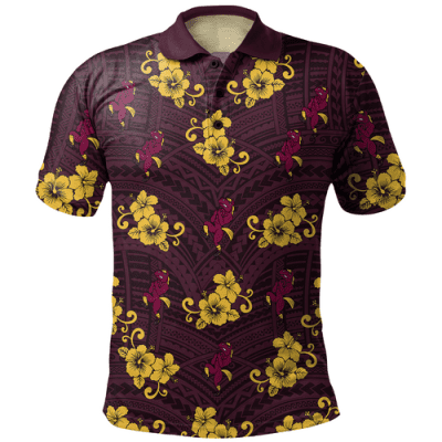 Brisbane Broncos Custom Polo Shirt - Brisbane Broncos Supporter Polo Shirt