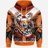 Australia Tigers Christmas Polo Shirt - Custom Merry Tigers Christmas Indigenous Hoodie