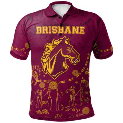 Brisbane Broncos Polo Shirt - Custom Broncos Life Polo Shirt