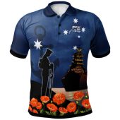 Australia Albany Custom Personalised Polo Shirt - Australian Royal Navy Anzac Blue