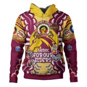 Brisbane Broncos Naidoc Week Hoodie - Custom Brisbane Broncos Naidoc Week For Our Elders Aboriginal Inspired Hoodie