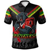 Penrith Panthers Polo Shirt - Custom Anzac Day Penrith Panthers Polo Shirt