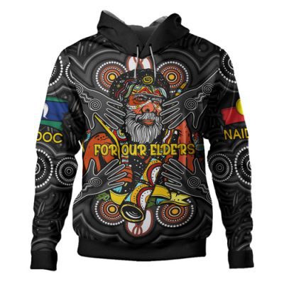 Australia NAIDOC Week Hoodie - Custom For Our Elders Aboriginal Inspired Hoodie