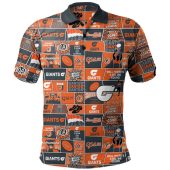GWS GIANTS Polo Shirt Legacy Of The Pride Comic Style