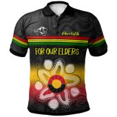 Penrith Panthers Naidoc Polo Shirt - Custom Reggae For Our Elders Polo Shirt