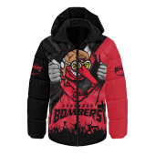 Essendon Hooded Padded Jacket Breaking Through Fan Design