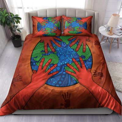 Australia Indigenous Bedding Set - Save the planet together