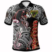 Penrith Panthers Polynesian Polo Shirt - Custom Wild Penrith Panthers