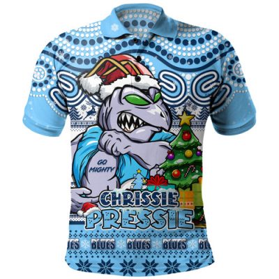 New South Wales Blues Polo Shirt Aussie Ugly Christmas For Die Hard Fan Supporters