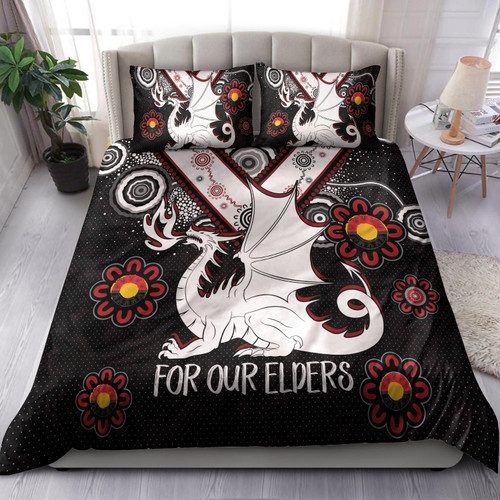 Australia Illawarra and St George Naidoc Bedding Set - Custom For Our Elders Boomerangs Bedding Set Australia Illawarra and St George Naidoc Bedding Set - Custom For Our Elders Boomerangs Bedding Set