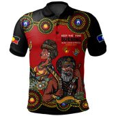 Australia Polo Shirt Indigenous Culture Naidoc Week Keep The Fire Burning! Blak, Loud & Proud