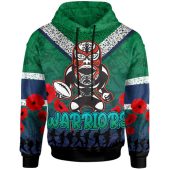 New Zealand Warriors Hoodie - Custom Anzac Day New Zealand Warriors Hoodie
