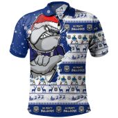 Canterbury-Bankstown Bulldogs Polo Shirt Merry Ugly Christmas Our Beloved Team Scratch Style