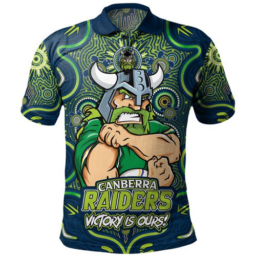 Canberra Raiders Polo Shirt Aboriginal Pattern Inspired Victory Is Ours Canberra Raiders Polo Shirt Aboriginal Pattern Inspired Victory Is Ours