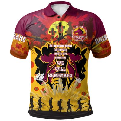 Brisbane Broncos Anzac Quotes Hoodie - Brisbane Broncos Anzac Day Commemoration Keep Spirit Lives Hoodie