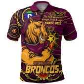 Brisbane Broncos Polo Shirt Spirit Of NAIDOC Series