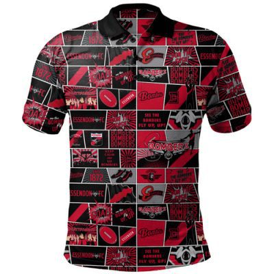 Essendon Polo Shirt Legacy Of The Pride Comic Style