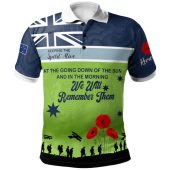 Canberra Raiders Anzac Custom Polo Shirt - Keeping the Spirit Alive Polo Shirt