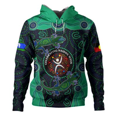 Indigenous Australian Aboriginal Hoodie NAIDOC Lizard Songlines Edition