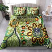 Canberra Raiders Naidoc Bedding Set - Custom For Our Elders Bedding Set