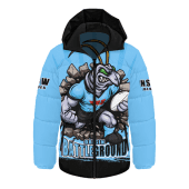 New South Wales Blues Hooded Padded Jacket Dynasty Of Blues