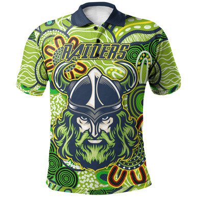 Australia Raiders Polo Shirt - Custom Australia Aboriginal Inspired Raiders Polo Shirt