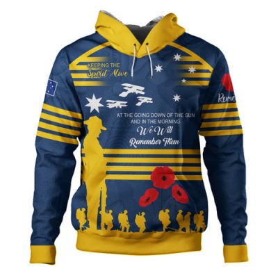 Australia Anzac Custom Hoodie - Keeping the Spirit Alive Hoodie