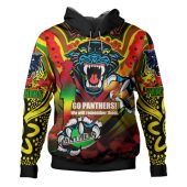 Penrith Panthers Hoodie - Custom Penrith Panthers Remembrance Day Lest We Forget Poppies Hoodie