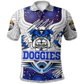 Canterbury-Bankstown Bulldogs Custom Polo Shirt - Indigenous Super Doggies Scratch Style
