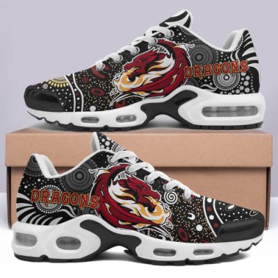St. George Illawarra Dragons Cushion Shoes - Indigenous Dragon Cushion Running Shoes