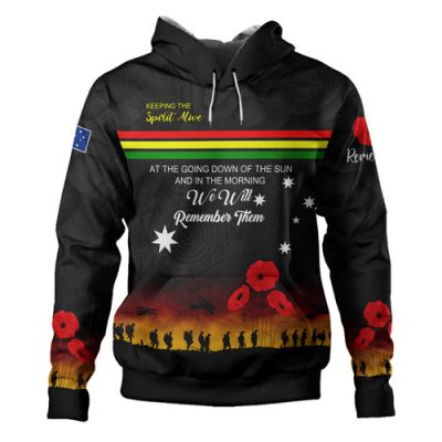 Penrith Panthers Anzac Custom Hoodie - Keeping the Spirit Alive Hoodie