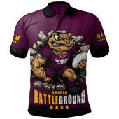 Queensland Maroons Polo Shirt Dynasty Of Maroons