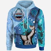 Cronulla-Sutherland Sharks Custom Patronage Hoodie - Sharkies Bloods In My Veins