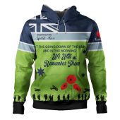 Canberra Raiders Anzac Custom Hoodie - Keeping the Spirit Alive Hoodie