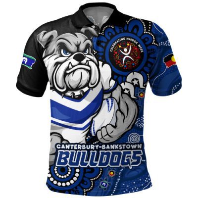 Canterbury-Bankstown Bulldogs Polo Shirt Power Through Generations NAIDOC Edition