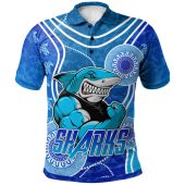 Cronulla-Sutherland Sharks Custom Polo Shirt - Australia Cronulla